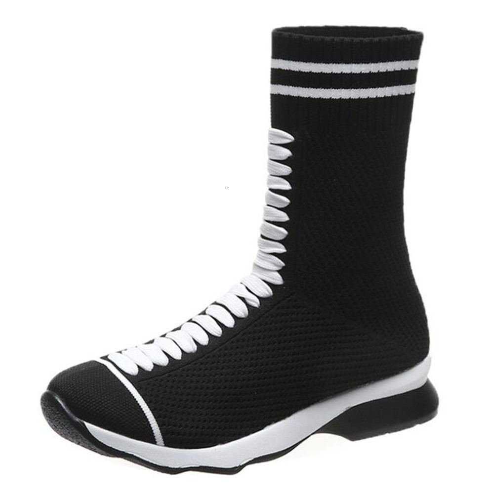 

Big New Size High-top Shoes Thick Soles Women's Fashion Casual Boots Kaqe, Ba2-03