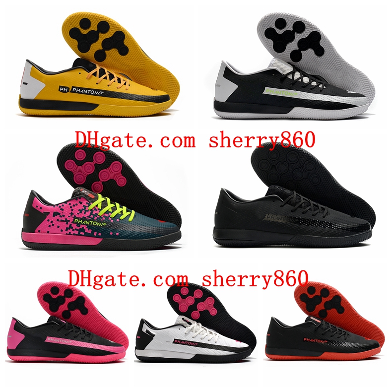 

2020 mens soccer cleats React Phantom GT Pro IC soccer shoes football boots Indoor Tacos de futbol high quality new arrival, As picture 1