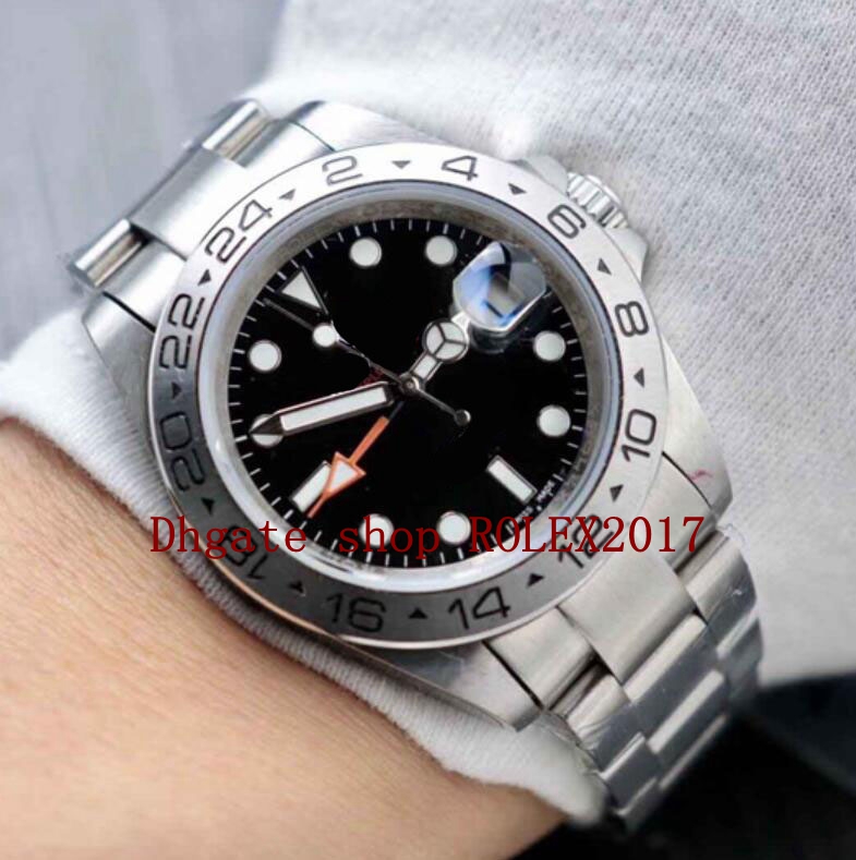

2 Style Watches For Men Dial Luminous Automatic 2813 Asia Crystal Explorer Dive Mens Master Yacht Series Stainless steel 316L Wristwatches, Slivery;brown
