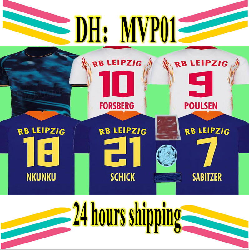 

20 21 Soccer Jersey home away third WERNER Camiseta HEE-CHAN Maillot HALSTENBERG SABITZER 2020 2021 Football Shirt Kits CUNHA Uniform