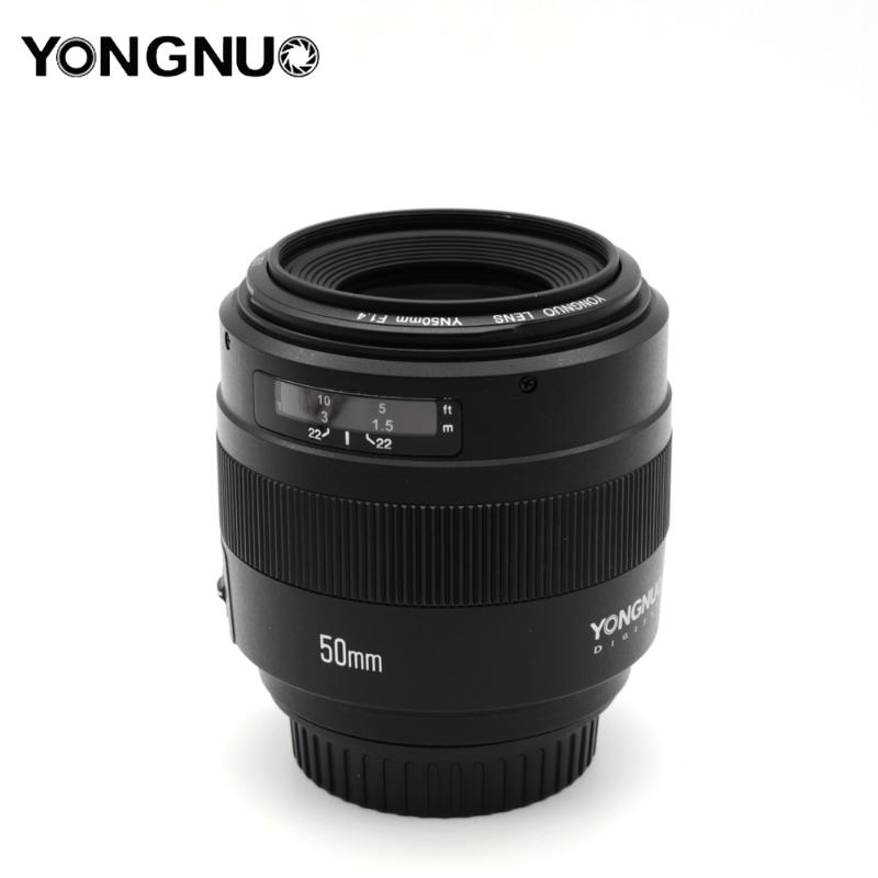 

YN50mm Lens YN50mm F1.4 F1.4N E Standard Prime Lens Large Aperture Auto Focus for Canon EOS camera for Nikon DSLR Camera