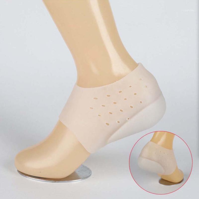 

Unisex Invisible Height Increase Socks Heel Pads Silicone Insoles For Foot Massage Solid Color Shoe Insoles For Women Inserts11
