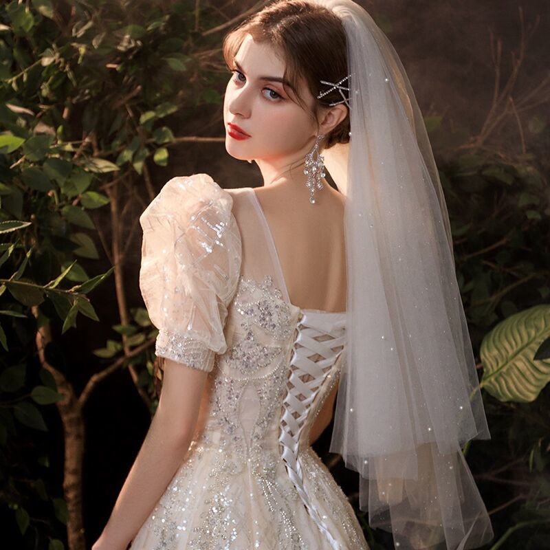 

2021 New Long Sleeve Dress, Wedding Dress. XP9V, Same as the photos