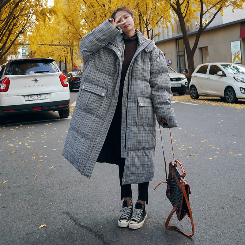 

2021 New Women' Coat of Cotton Loose Winter Longer with a Hood Thickened Large Retro Casual Pockets Warm Jacket Zh1 J6l2, Latique