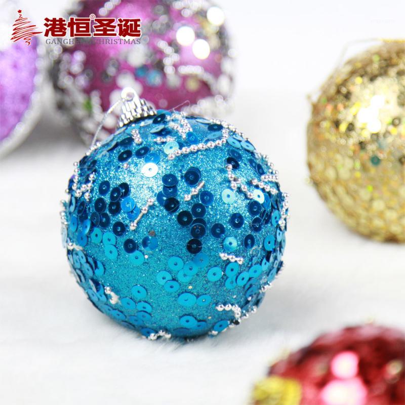 

Sequins Christmas Ball 8cm (3.15") High Quality Xmas Tree Decoration Balls Party Wedding Ornament Supplies MCB0561