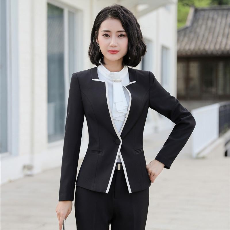 

Formal Women Blazers and Jackets Work Wear Ladies Business Outerwear Clothes Styles Black Styles