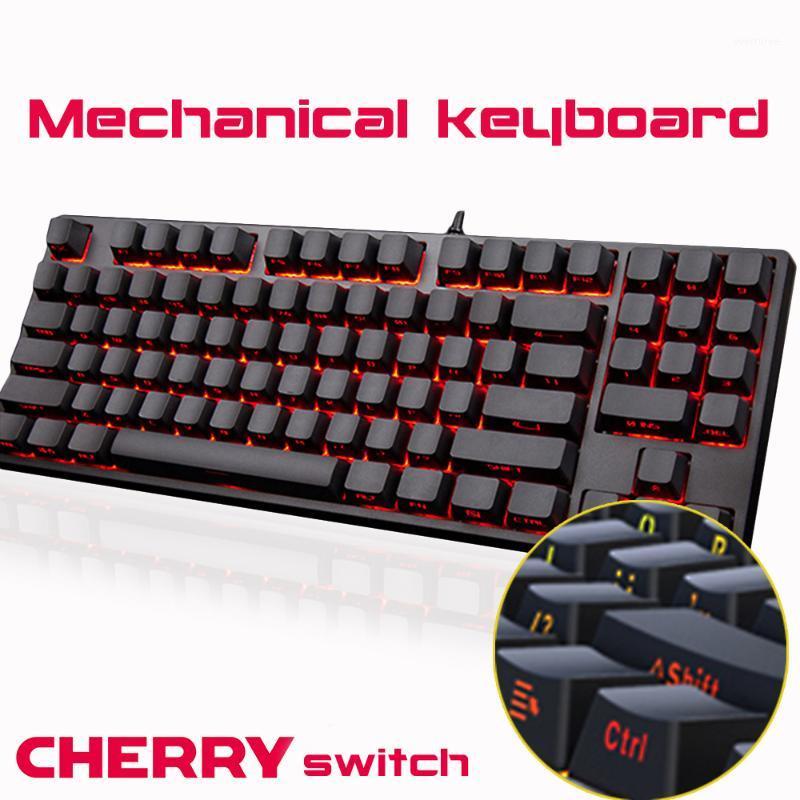 

Teamwolf Gaming Keyboard 89Key Wired Cherry MX Switch blue red with numpad Mechanical Gaming Keyboard for PC Laptop1