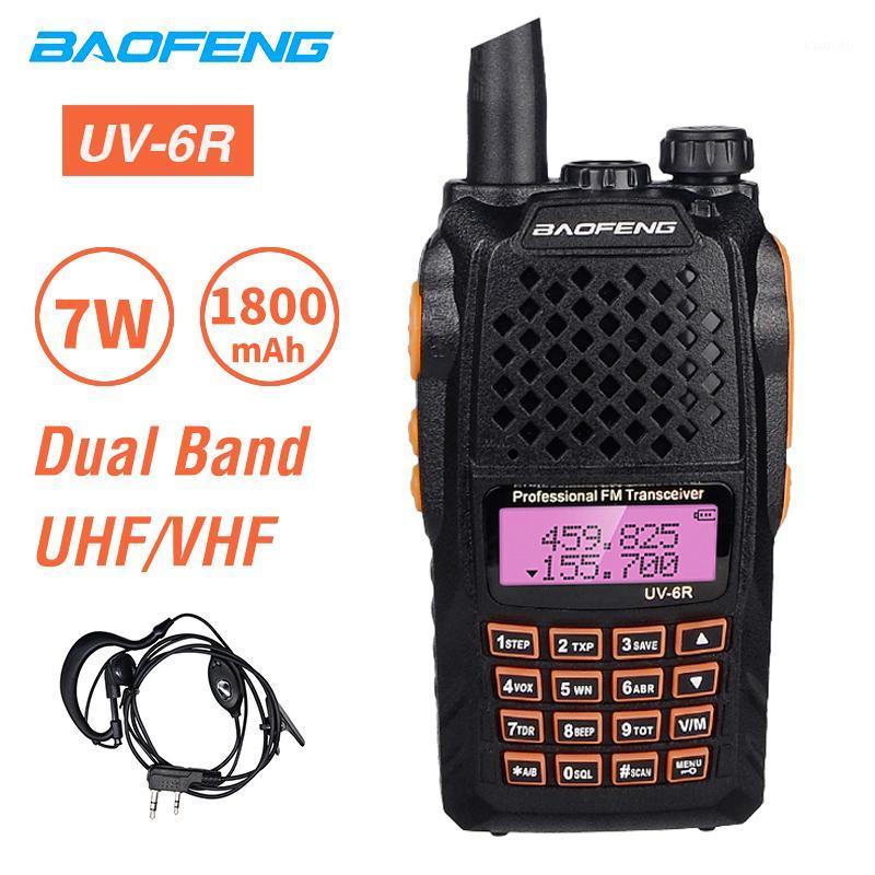 

Baofeng UV-6R Walkie Talkie 7W Professional CB Radio Dual Band LCD Display Transceiver UV6R Wireless Portable Ham Two Way Radio1