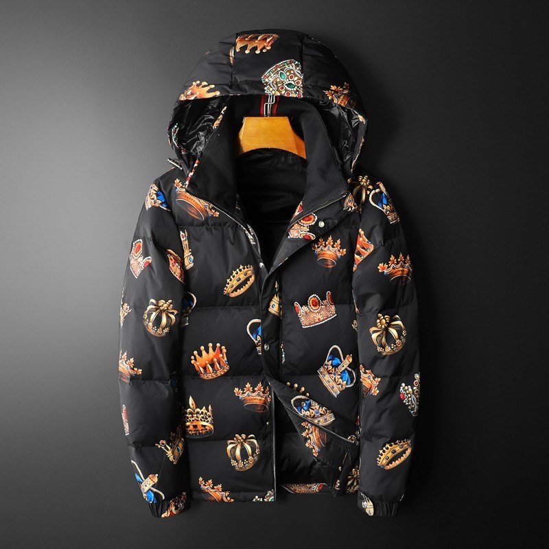 

2021 New Arrival Luxury Rib Men Crown Jackets/down Abstract Digital Coat C71 OH4F