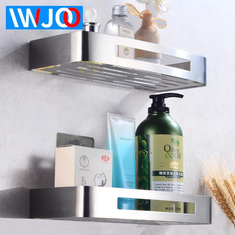 

Bathroom Shelf Corner Organizer Stainless Steel Bathroom Shelves Shower Storage Rack Decorative Toilet Cosmetic Shampoo Basket1