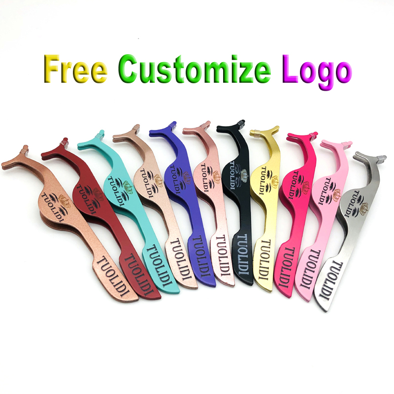 

stainless steel eyelash extension curler lash extensions tool Eye Lash applicator tweezers Makeup Tools free shipping