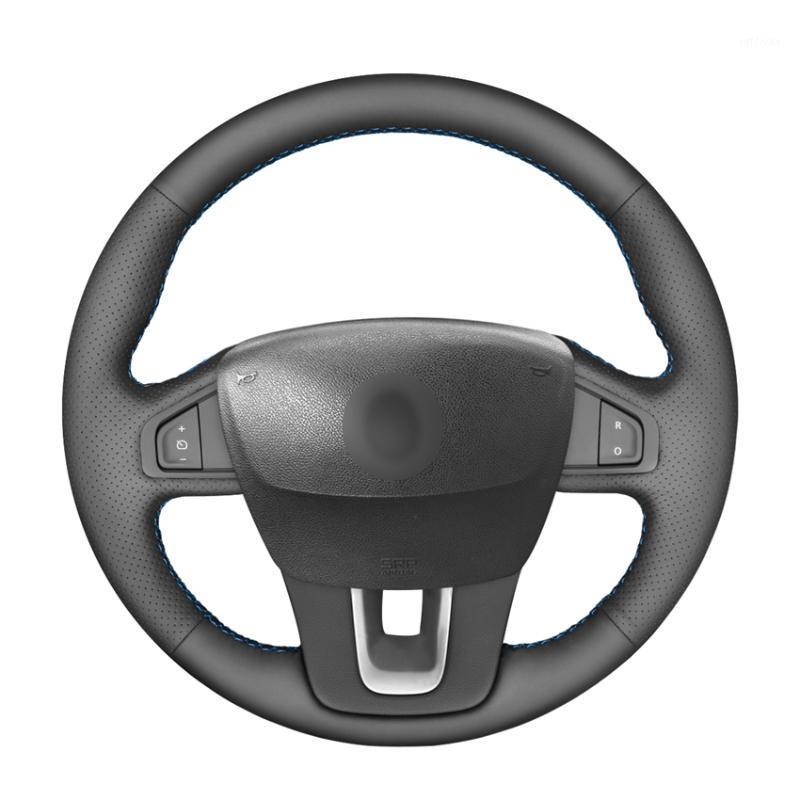 

Hand-sewing Black PU Artificial Leather Car Steering Wheel Cover for Laguna Latitude 2010-2020 Samsung SM5 SM71
