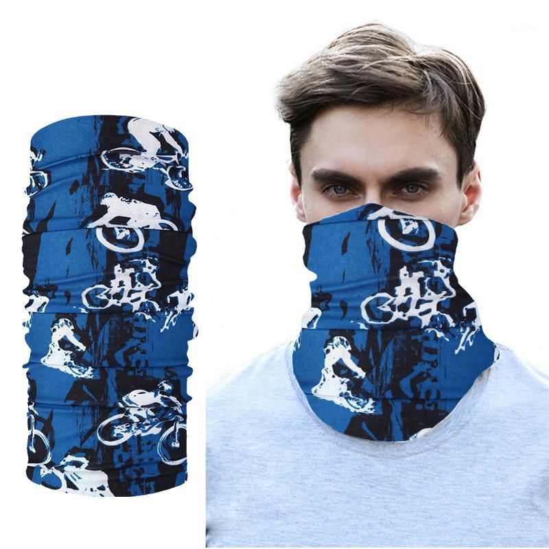 

2020 Outdoor Hiking Seamless Magic Scarf Cycling Neck Gaiter Typhon Necker Bib Scarf Balaclava Headband Camouflage Army Fans1, B126
