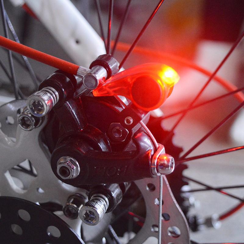 

Bike Warning LED Light Portable V Brakes -Resistant Outdoor Safety Cycling High Brightness Night Riding Red Lamp