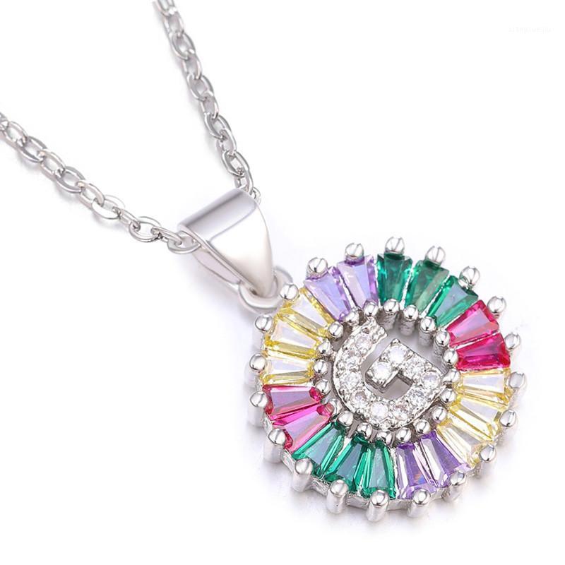 

Vintage Clavicle Chain Chokers Necklaces For Women Men Cubic Zirconia Colorful Letters Pendant Necklace Fashion Jewelry, Golden;silver