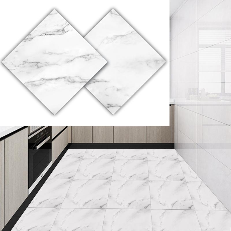 

Modern Thick Self Adhesive Floor Stickers Fashion Marble Bathroom Ground Wallpapers DIY Bedroom Wall Sticker Decals Room Decor