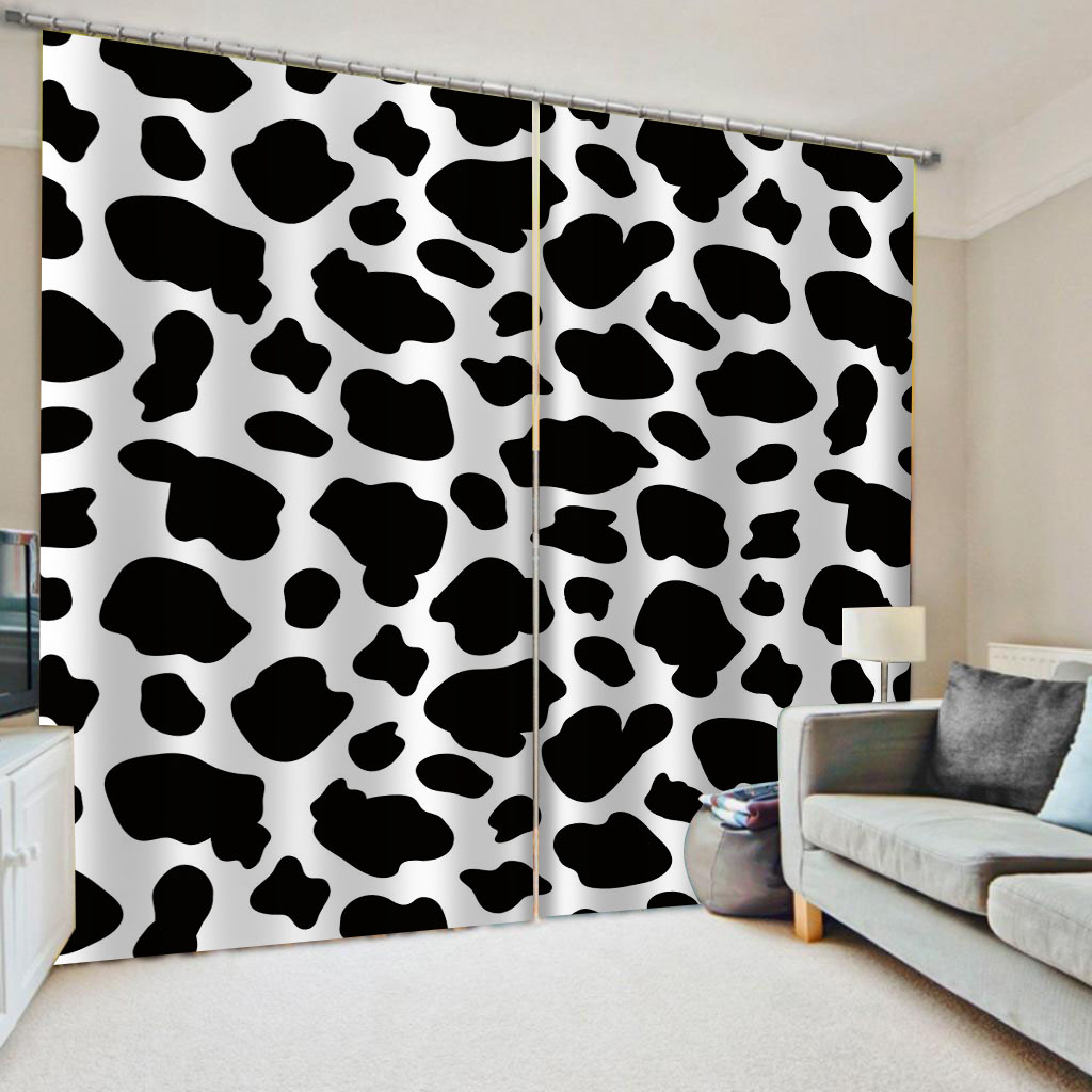 

Custom black and white curtains 3D Window Curtains For Living Room Bedroom 3d stereoscopic curtains