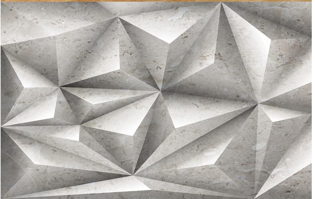 

photo wallpaper for walls Three-dimensional geometric wallpapers triangle marble background wall 3d stereoscopic wallpaper, Grey