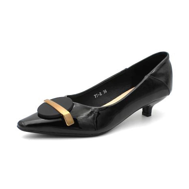 

Office Ladies Shoes Women Pumps Fashion Woman Low Heels 2.5cm Black Red Women Party Shoes A2784 #TG5f, Beige