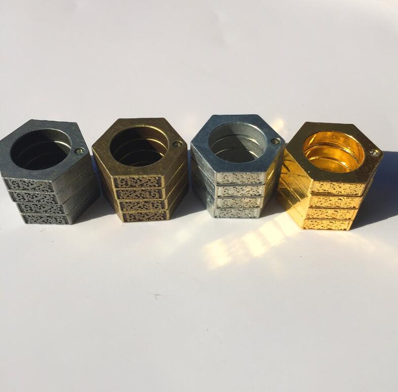 

Hexagon ring square finger self-defense emergency broken window dust collector self-defense personal safety men and women self-defense