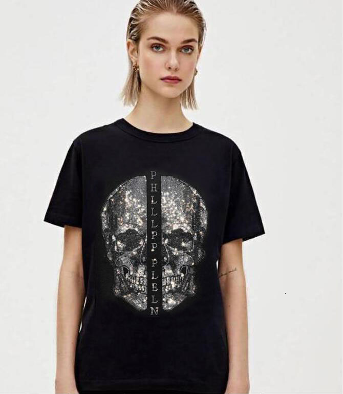 

2021 New T-shirt of Women 100% Cotton Fashionable Women's Bq8m, As shown