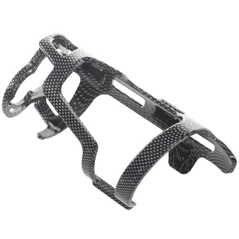 

45G Ultralight Bicycle Water Bottle Cage Plastic + Carbon Fiber Surface Coating Cycling Road MTB Bike Bottle Holder