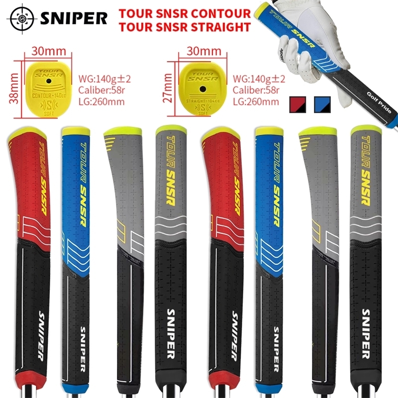 

Golf putter grip rubber pistol contour three colors three size for choose golf grip club 201029