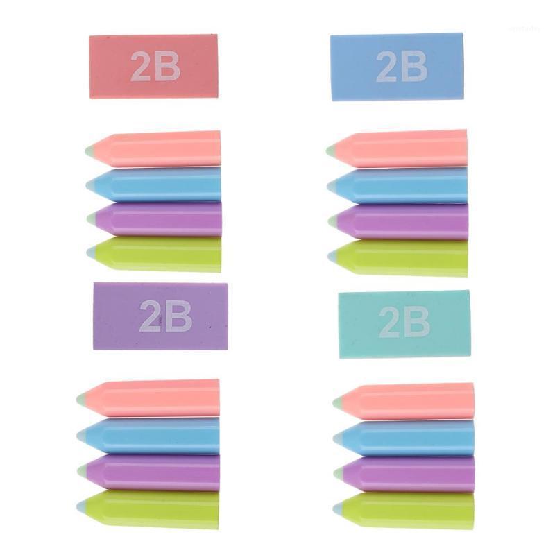 

5pcs/set Cartoon Pencil Cap Plastic Pencil Protection Extender 2B Eraser1