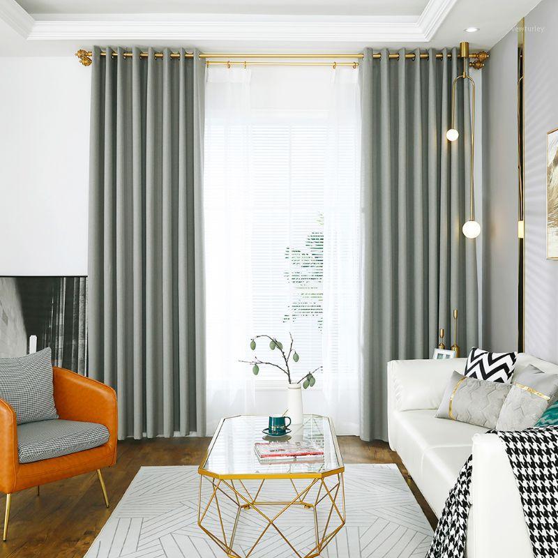 

Linen Curtains Room Darkening Light Blocking Thermal Insulated Heavy Weight Textured Rich Fine Linen Burlap Curtains for Bedroom1, 100x130cm