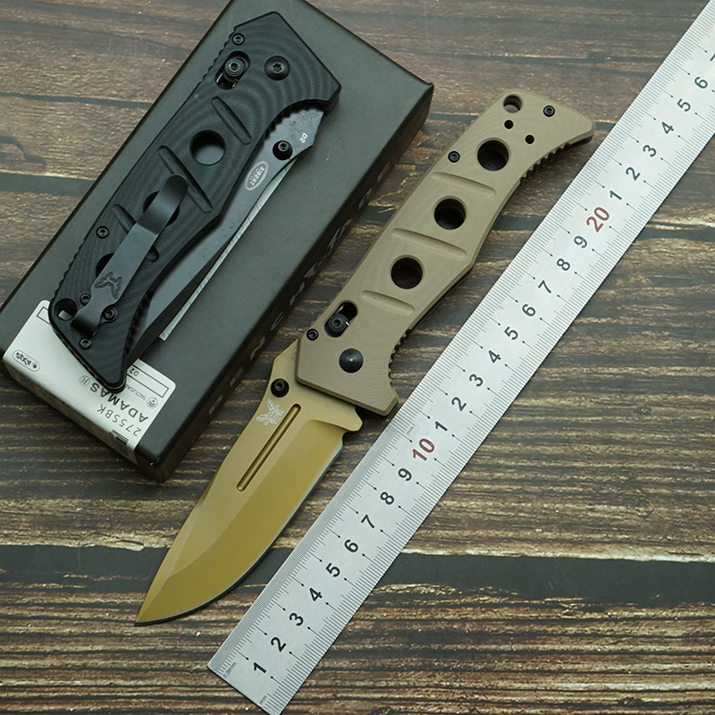 

Benchmade BM275 275FE-2 Shane Sibert Adamas Folding Knife 3.78" outdoor camping hunting pocket tactical self-defense EDC tool BM535 940 550 551 C81 KNIVES