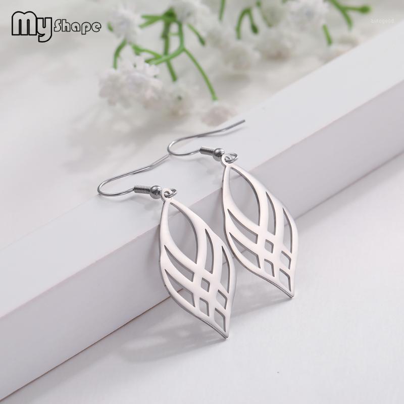 

Dangle & Chandelier My Shape Jewelry Accessories Earrings 316L Stainless Steel Fashion Drop Earring Women Silvery Golden Black Gift For Wome