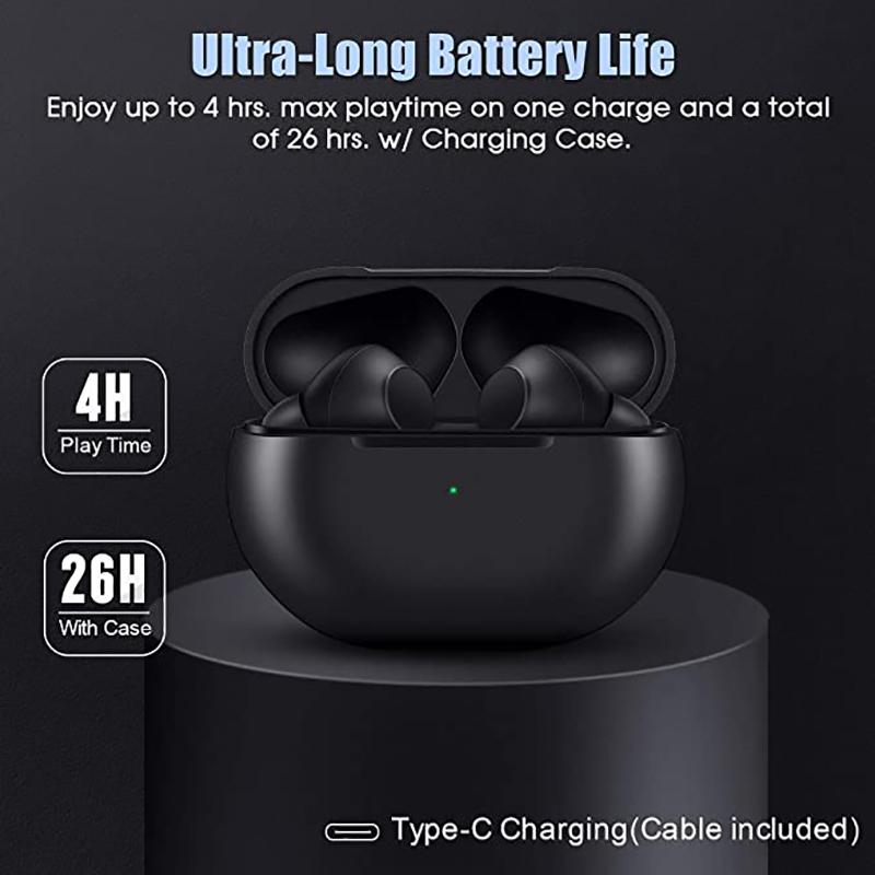 

A1 TWS bluetooth earphone True Wireless Headphones Mini Bass Earphone BT5.0 Headset Sports Earbuds With Charging Box Micropho, Black