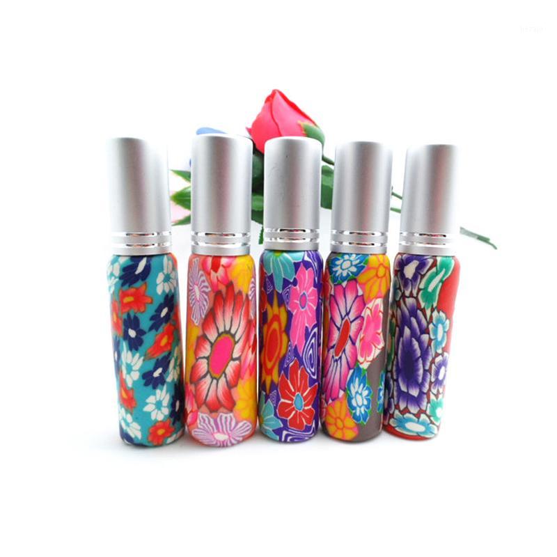 

1pcs 10ml Empty Aluminum cap Glass Perfume Lotion Bottle Atomizer Spray Refillable Vials Colorful Travel Cosmetic Containers1