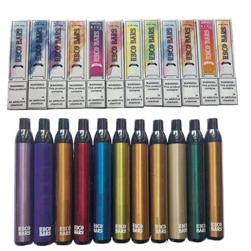 

ESCO BARS Disposable battery E Cigarettes Device Kit 2500 Puffs 1000mAh 26 Colors 6ml Prefilled Mesh Coil Cartridge Pod Vape puff plus bang xxl