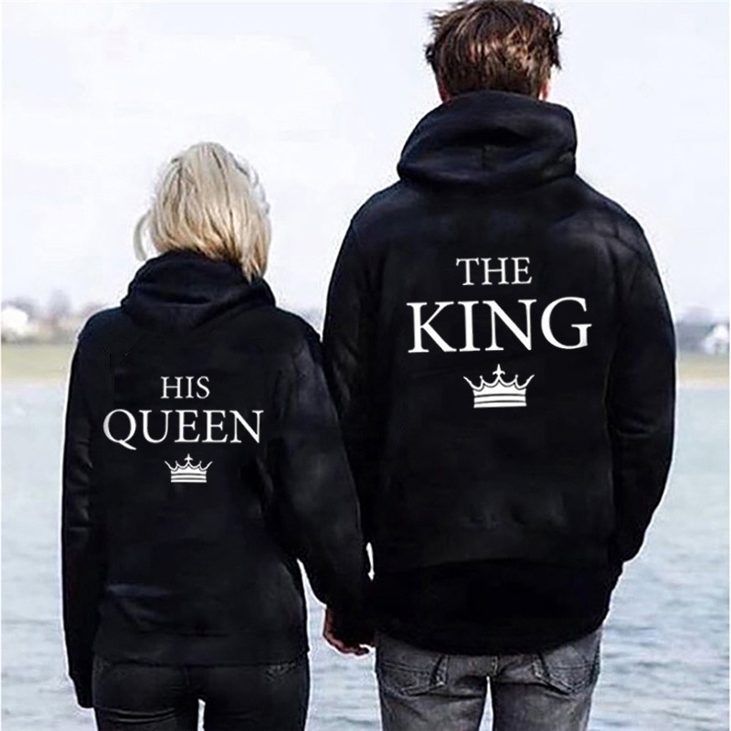 

Aesthetic Hoodie King and Queen Pull Harajuku Women Alibaba Online Shopping Sweatshirt Aesthetic Women' Clothing Free Shipping 201202