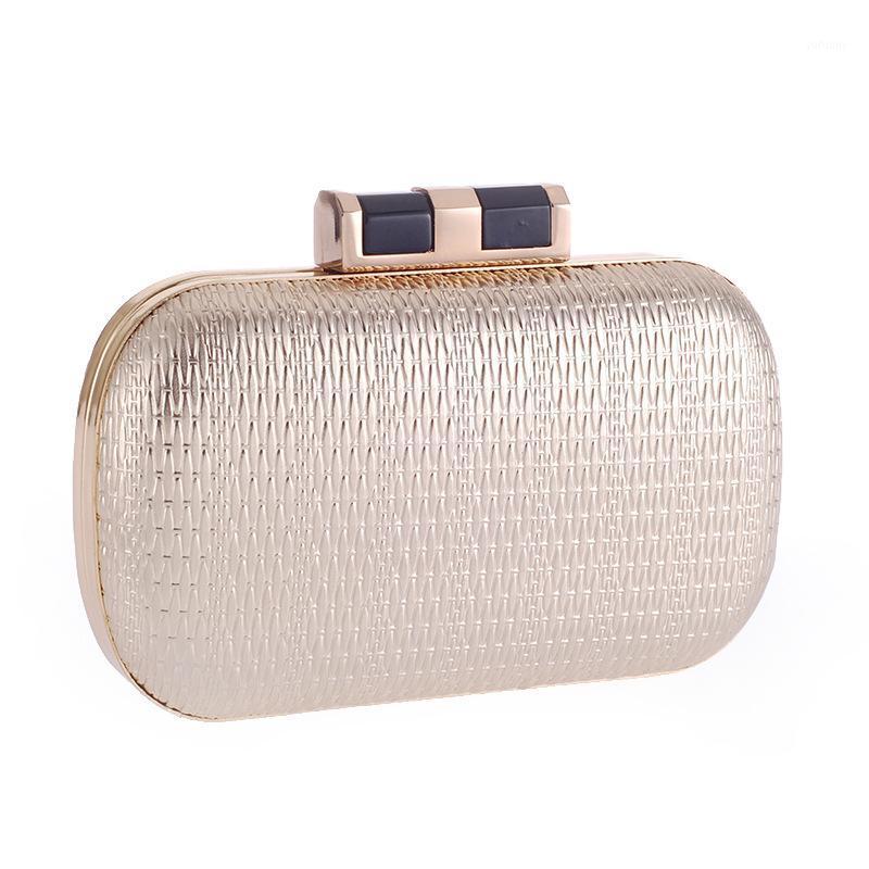 

Trendy Women Classic Clutch Purse Evening Bag Women Wedding Party Bridal Handbag Silver Gold Black Chain Shoulder Bags1