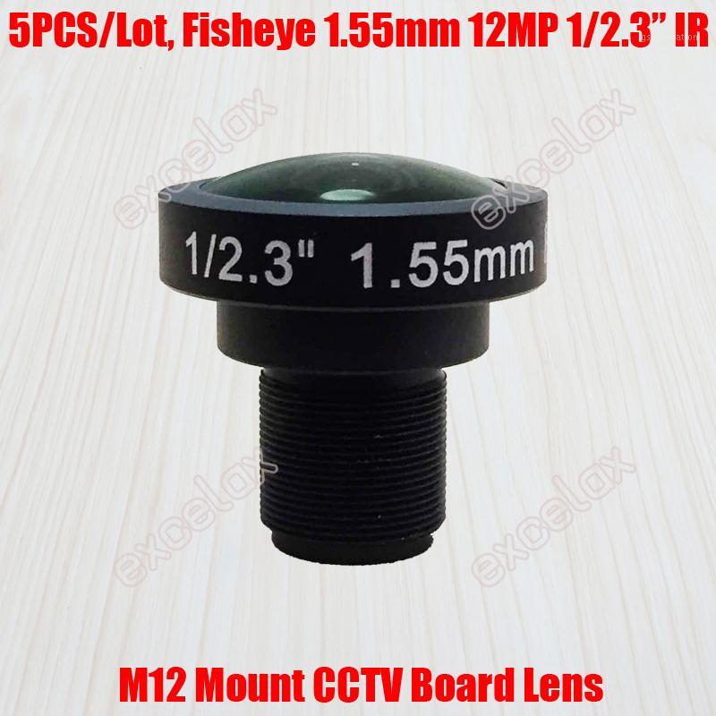 

5PCS/Lot 12MP 1/2.3" 1.55mm Fisheye 190 Degrees Wide Angle IR M12 CCTV Board Lens for 8MP 10MP 12 Megapixel Analog IP Camera1
