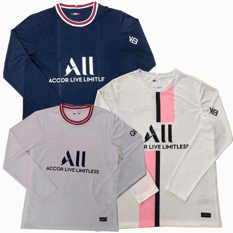 

MBAPPE Long sleeve soccer jersey 2022 2023 SERGIO RAMOS VITINHA VERRATTI R.SANCHES HAKIMI KIMPEMBE MARQUINHOS EKITIKE MUKIELE football shirt Maillots PSgS 4XL, 4th+patch