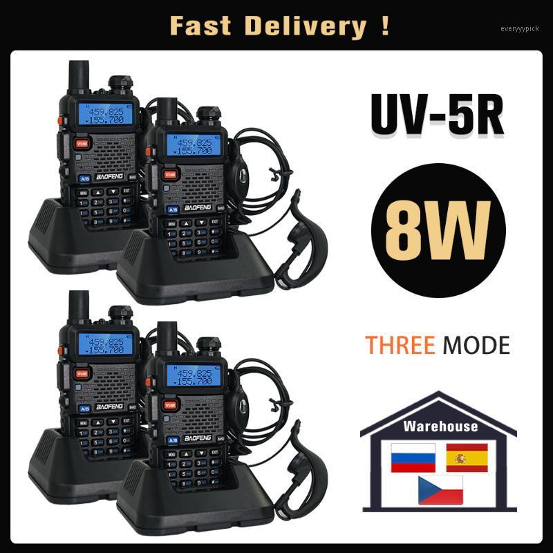

Original Baofeng UV 5R Walkie Talkie Real 8 Watts UV-5R Dual Band UHF VHF Fast Deliver from Spain Russia One Year Warranty1