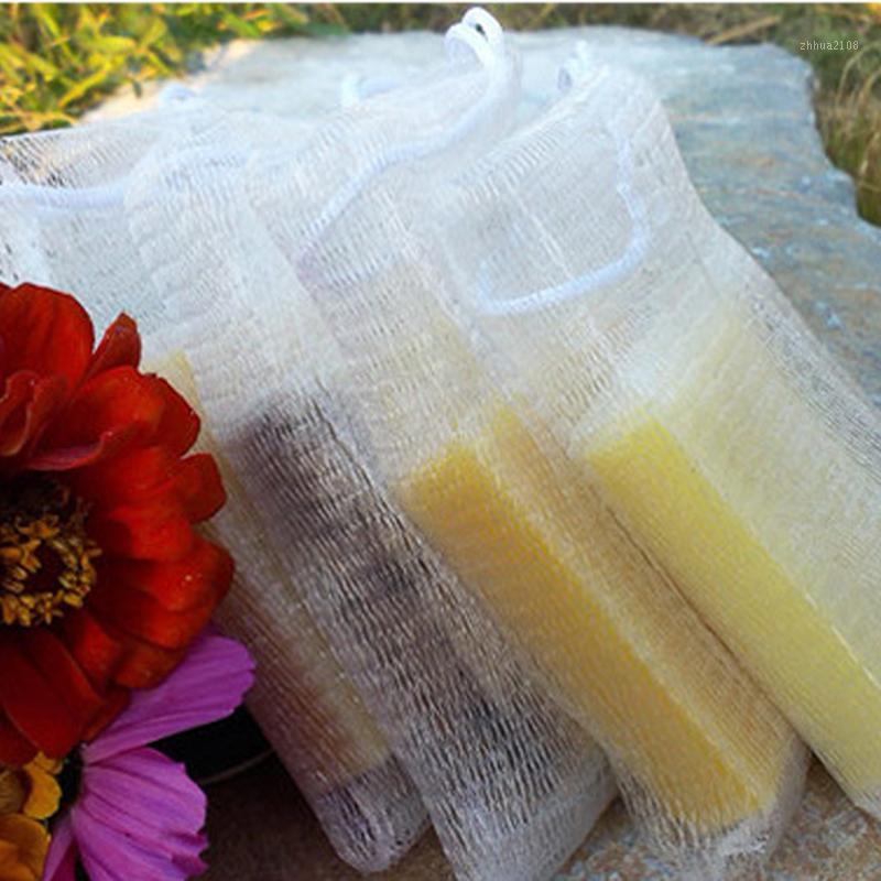 

Wholesale-10pcs/lot Soap blister mesh double-layer soap net Foaming Net easy bubble mesh bag1