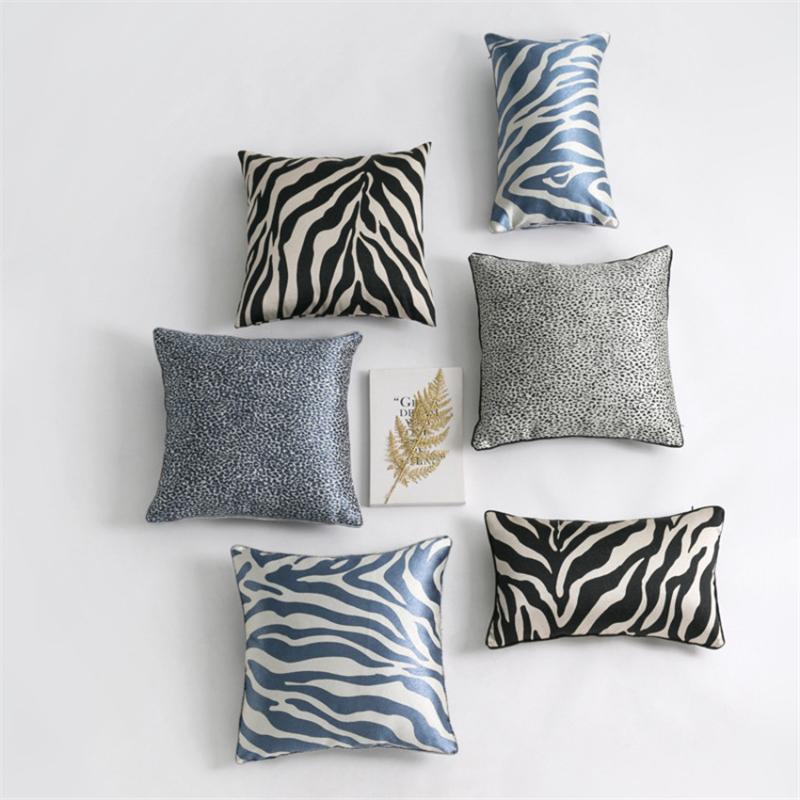 

Pillow Case 45x45cm Zebra Pattern Sofa Pillowcase Pink Cushion Cover Throw Home Bed Chair Decoration 17.72x 17.72inch