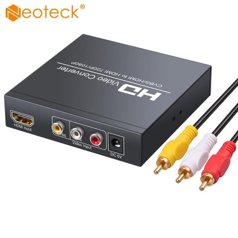 

Neoteck 1080P AV to Converter With 3.5mm Jack and Coaxial Stereo Audio Adapter for DVD