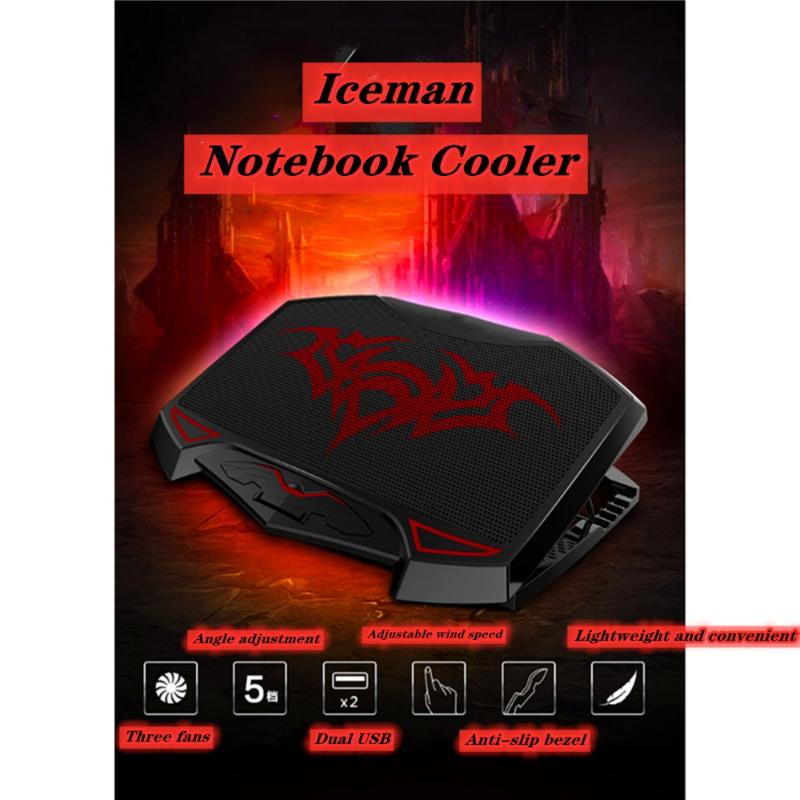 

laptop radiator, multi-angle adjustable base, three-core deep cooling, laptop radiator, non-slip design, more secure placement