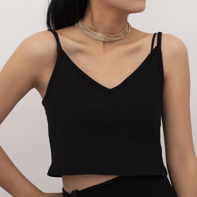 

Multi Layer Crystal Diamond Necklace Women Charming Clavicle Chain Jewelry For Women Party 2021 Gifts