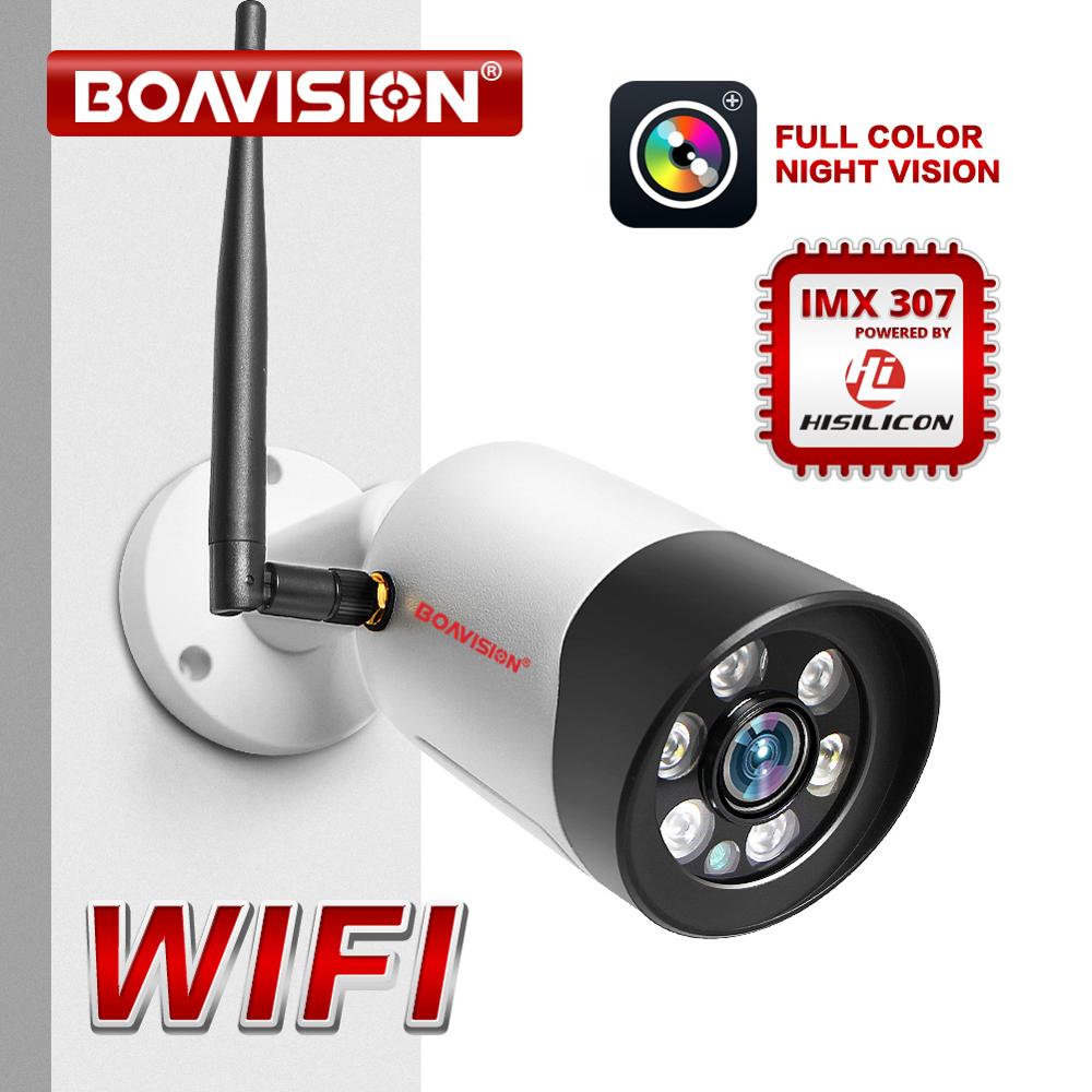 

5MP Wifi IP Camera 1080P Security Wireless Camera Outdoor Full Color Night Vision 2-Way Audio Bullet Floodlight Camera ONVIF