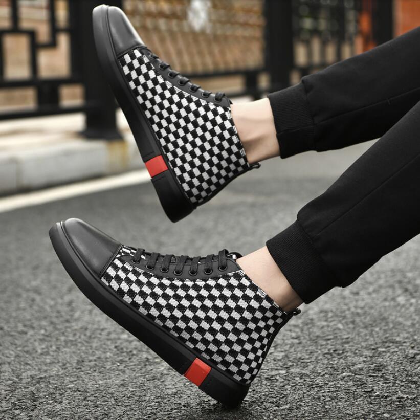 

2021 Men's Winter Outdoor big size high top lace-up ankle cow leather work tooling Martin boots casual sports skate boarding shoe Size:39-46, White