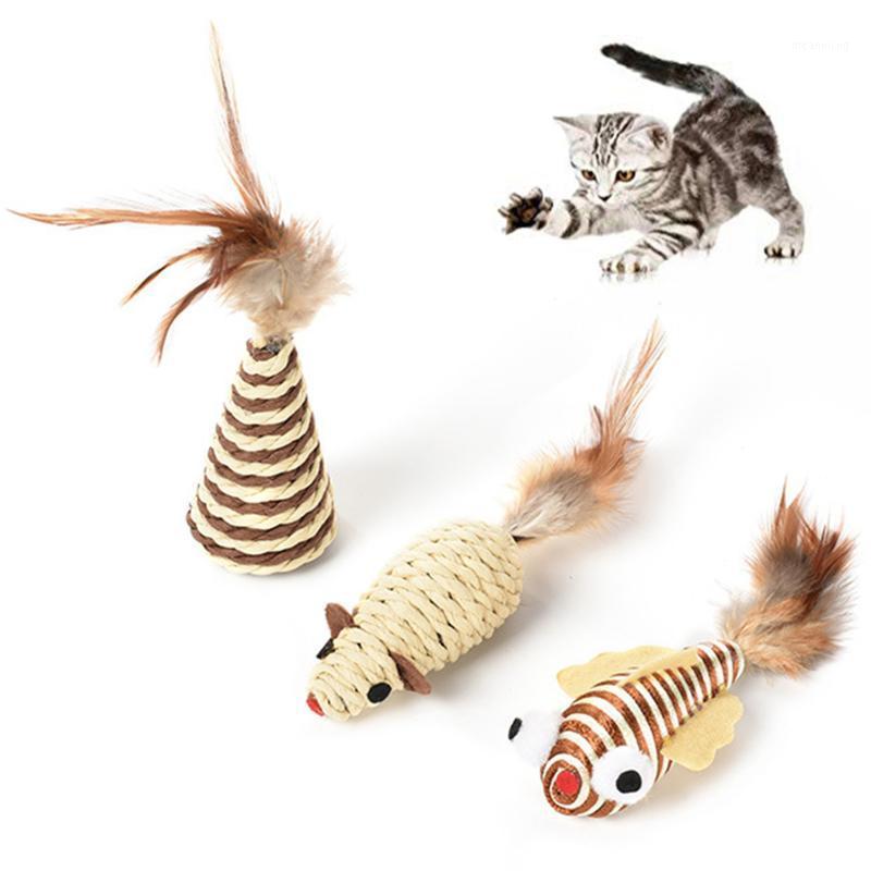 

3PCS Cat Toy Set Assorted Training Cat Teaser Toy Interactive Mouse Funny Favor Pet Training Toys1