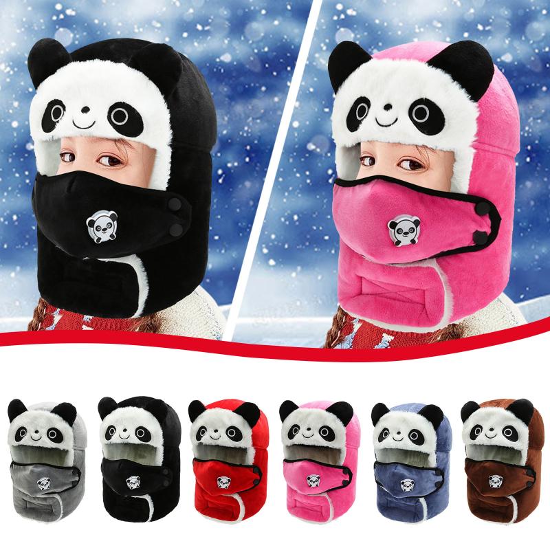 

Women Ski Mask Beanie Cap Knit Face Mask Winter Hunting Ear Warm Workout Hat keep warm and windproof comfortable