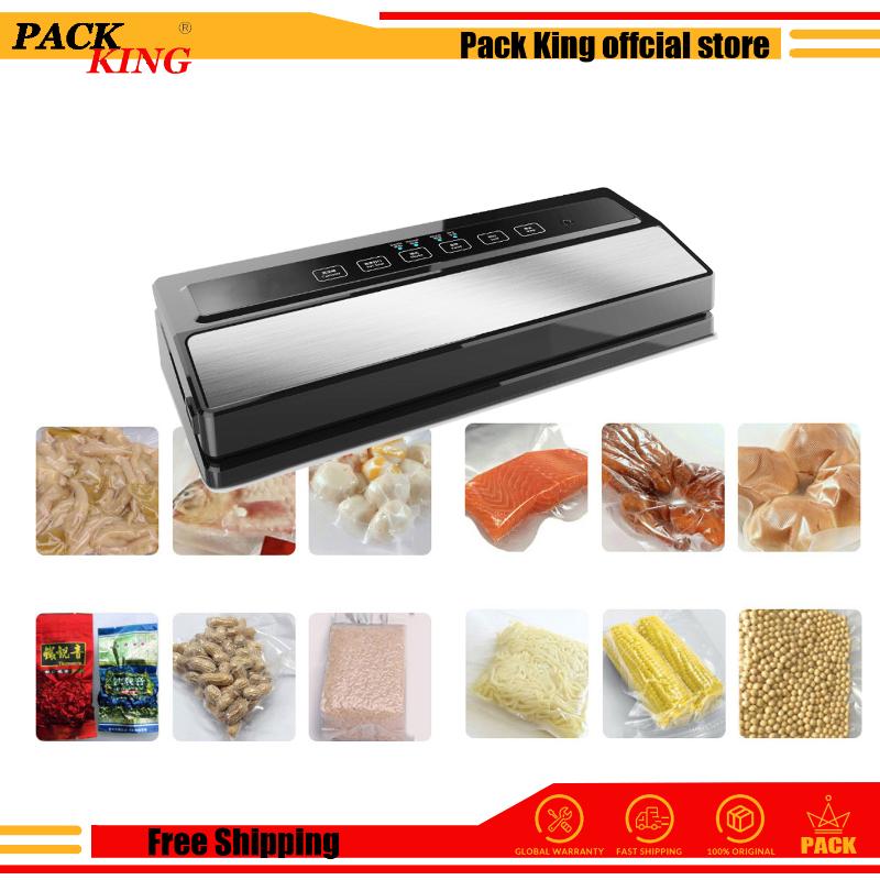 

Vacuum Sealing Machine Bag Sealer Fresh Packaging Fruit Fish Meat Packer Air Sucking Vaccum Film Home Use Free Shipping