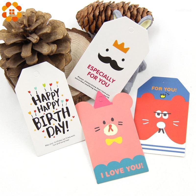 

50PCS/Lot Paper Tags With String DIY Craft Label Luggage Party Favor Wedding Birthday Party Note Hang Tag Gift Wrapping Supplies1